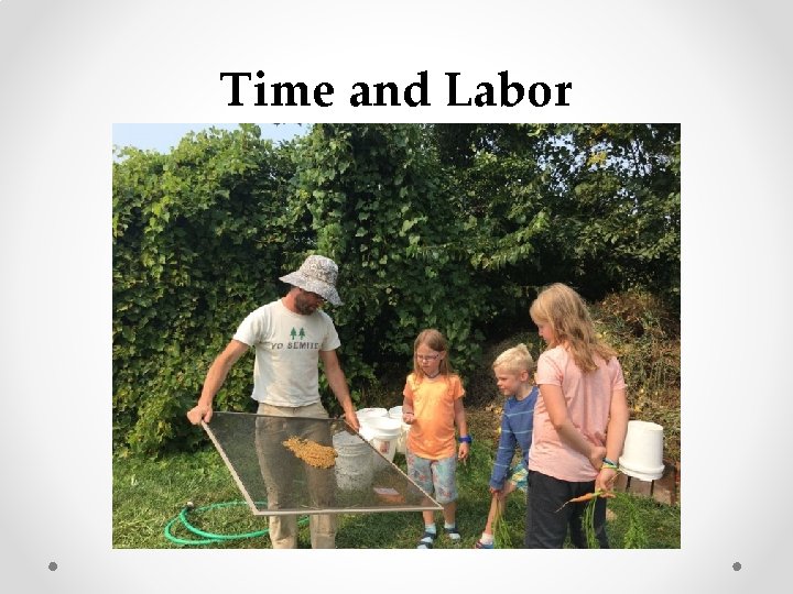 Time and Labor 