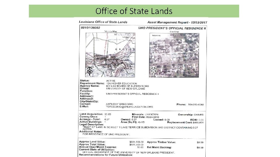 Office of State Lands 