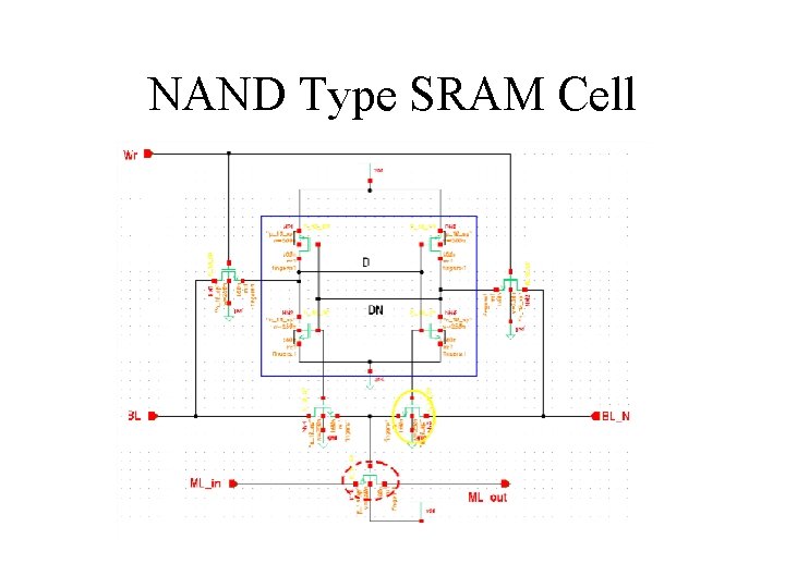 NAND Type SRAM Cell 