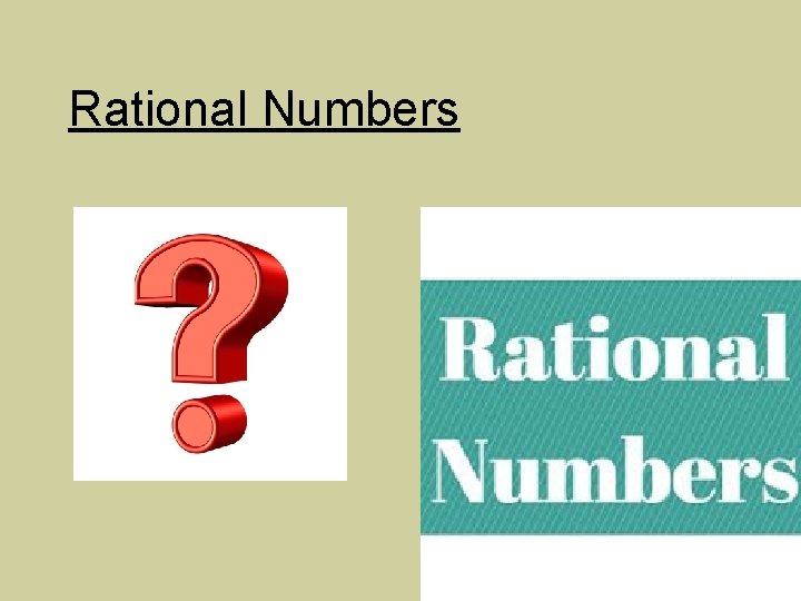 Rational Numbers 