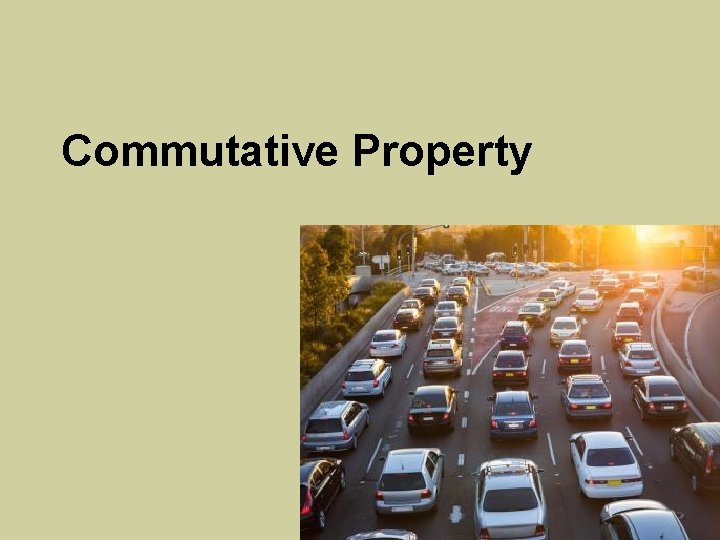 Commutative Property 