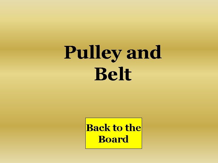 Pulley and Belt Back to the Board 