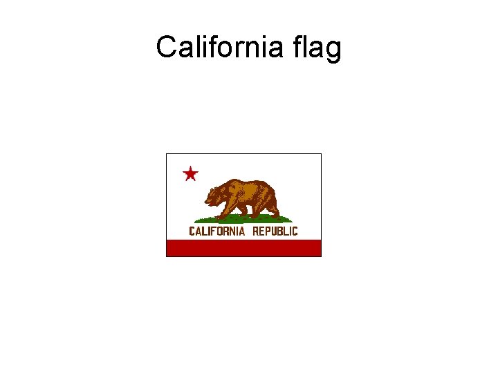 California flag 