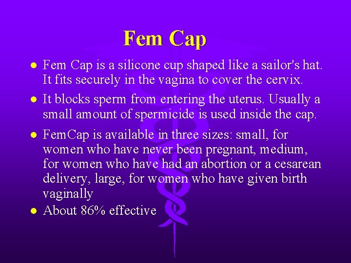 Fem Cap l l Fem Cap is a silicone cup shaped like a sailor's