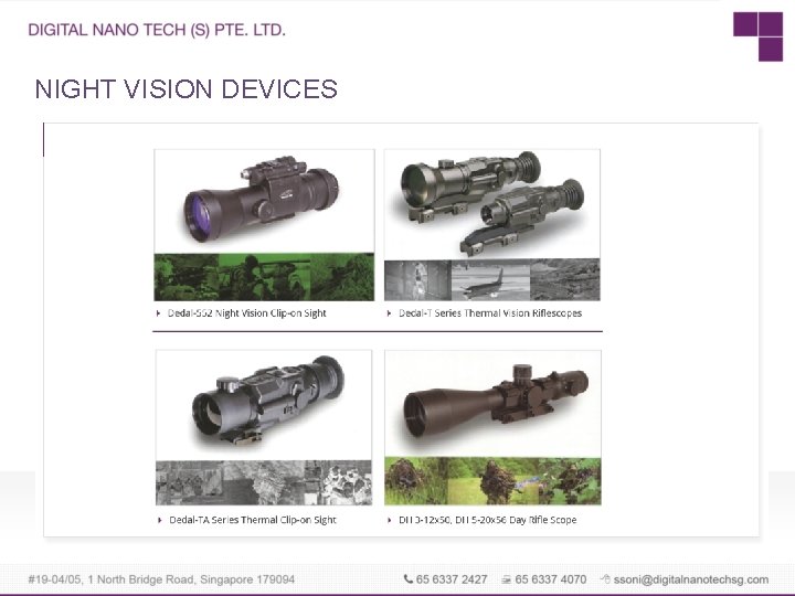 NIGHT VISION DEVICES 