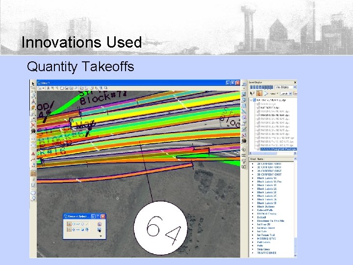 Innovations Used Quantity Takeoffs 