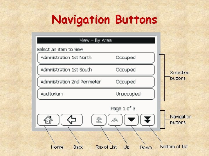 Navigation Buttons 