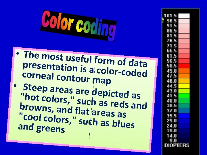  • The most usef ul form of data presentation is a c o