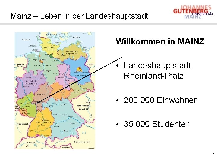 Mainz – Leben in der Landeshauptstadt! Willkommen in MAINZ • Landeshauptstadt Rheinland-Pfalz • 200.