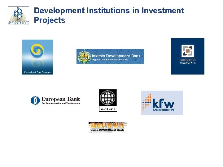 Development Institutions in Investment Projects World Bank 