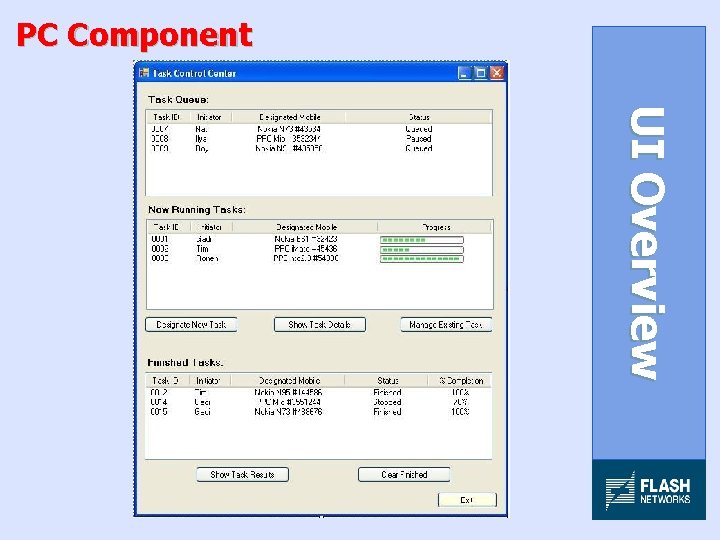 PC Component U I Ov e r v i e w 