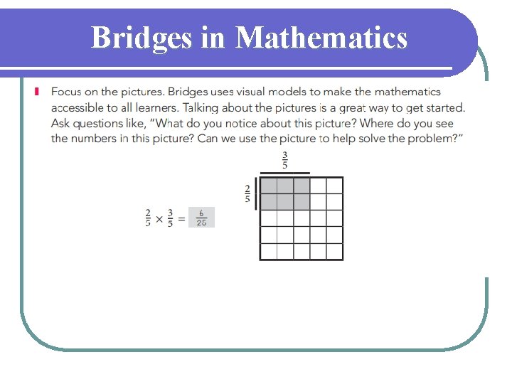 Bridges in Mathematics 