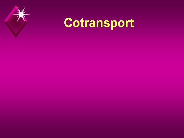 Cotransport 