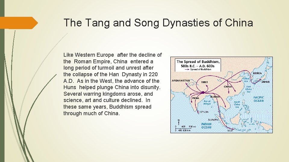 The Tang and Song Dynasties of China Like Western Europe after the decline of