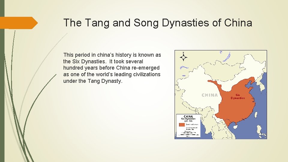 The Tang and Song Dynasties of China This period in china’s history is known