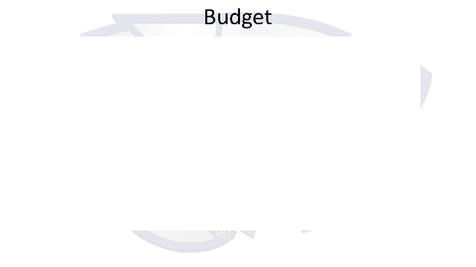 Budget 