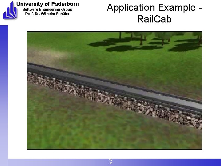 University of Paderborn Software Engineering Group Prof. Dr. Wilhelm Schäfer Application Example Rail. Cab