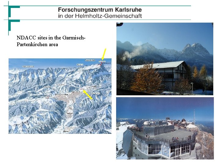 NDACC sites in the Garmisch. Partenkirchen area 