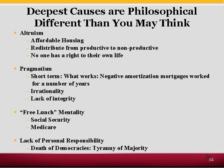 Deepest Causes are Philosophical Different Than You May Think § Altruism – Affordable Housing