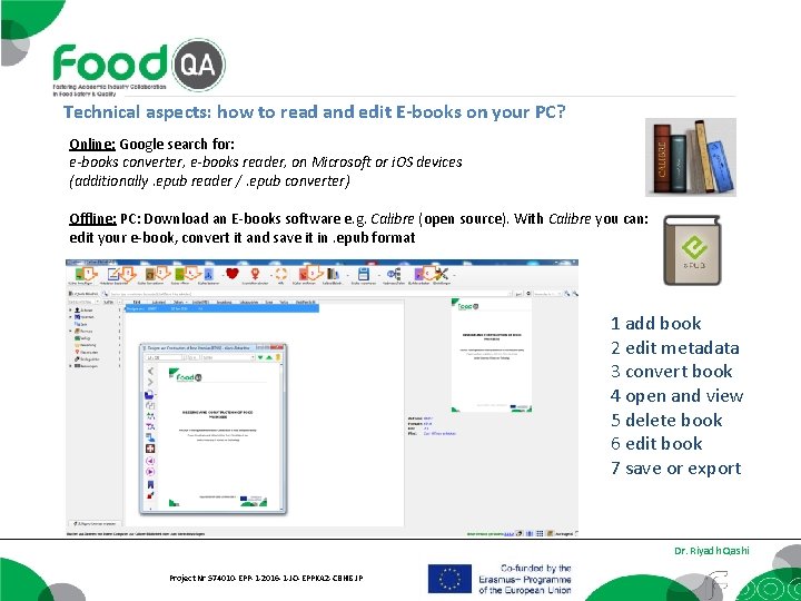 Technical aspects: how to read and edit E-books on your PC? Online: Google search