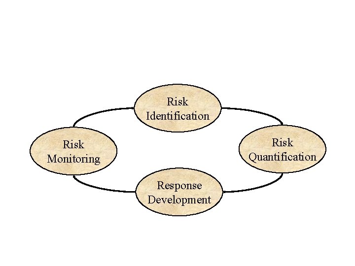 Risk Identification Risk Quantification Risk Monitoring Response Development 