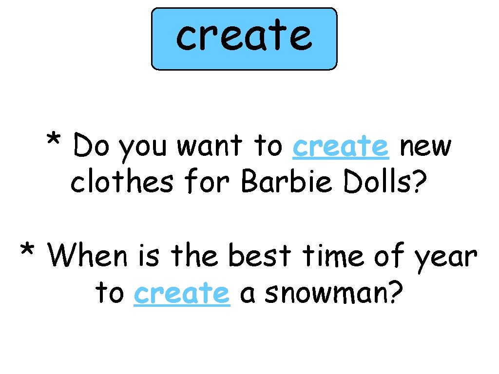 create * Do you want to create new clothes for Barbie Dolls? * When