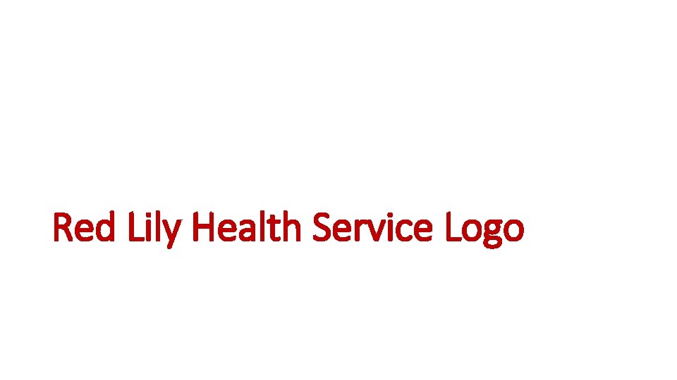 Red Lily Health Service Logo 