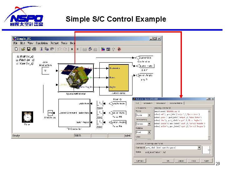 Simple S/C Control Example 29 