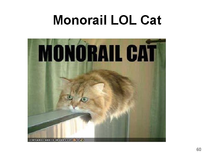 Monorail LOL Cat 60 