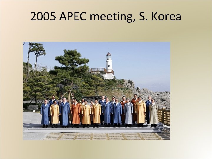 2005 APEC meeting, S. Korea 