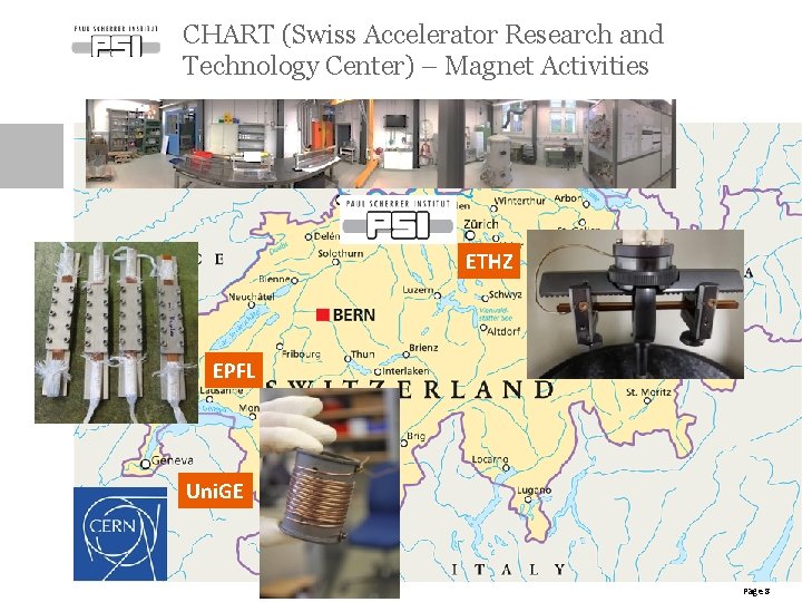 CHART (Swiss Accelerator Research and Technology Center) – Magnet Activities ETHZ EPFL Uni. GE