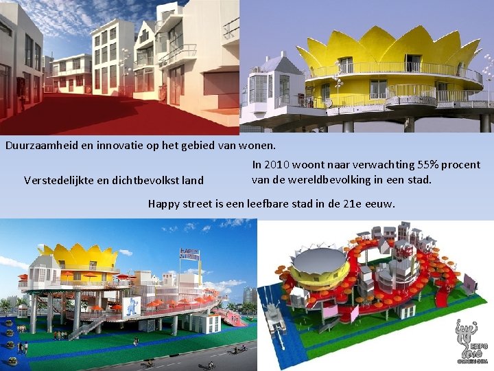 Duurzaamheid en innovatie op het gebied van wonen. Verstedelijkte en dichtbevolkst land In 2010