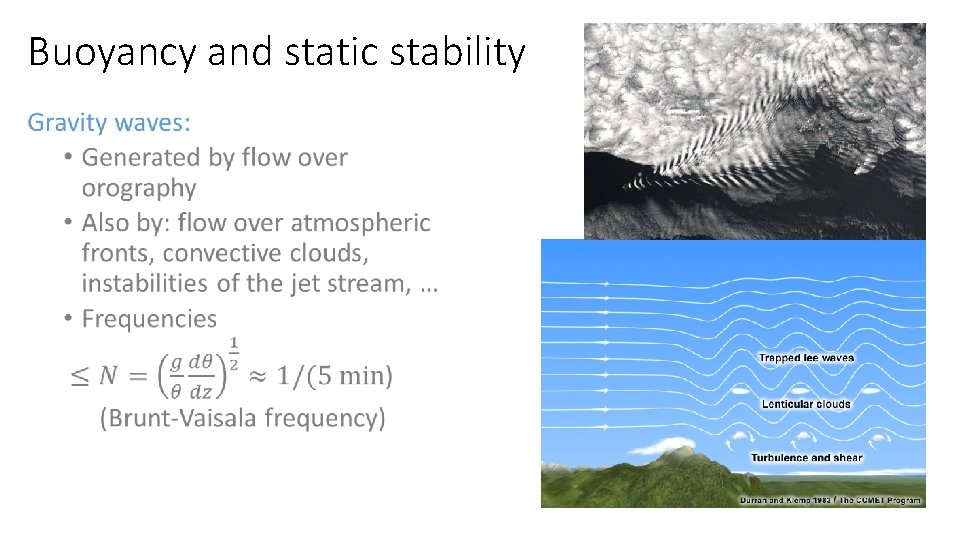 Buoyancy and static stability • 