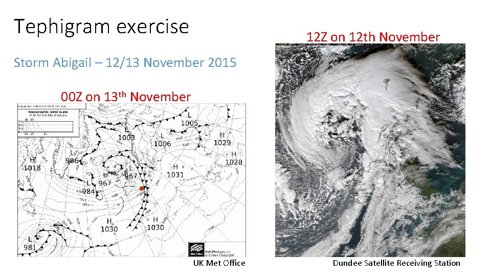 Tephigram exercise 12 Z on 12 th November Storm Abigail – 12/13 November 2015