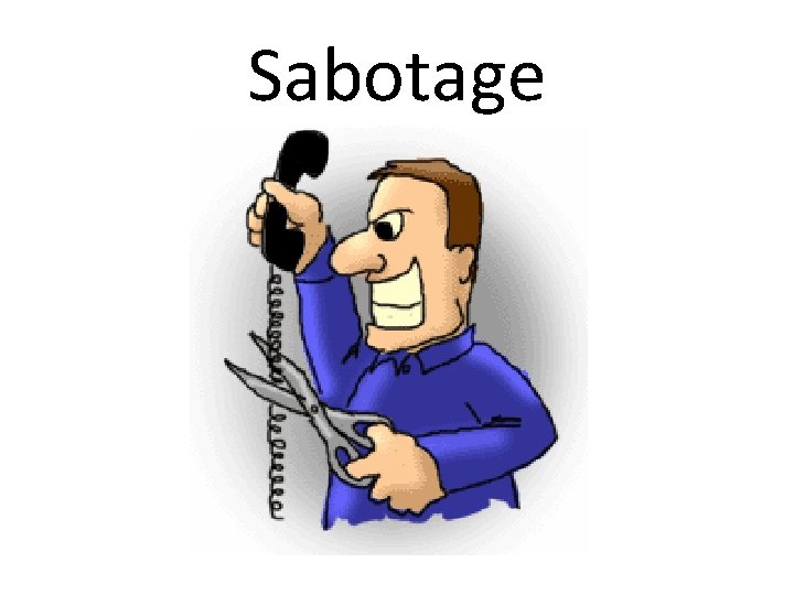 Sabotage 
