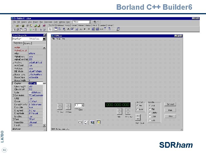 LA 7 BO Borland C++ Builder 6 52 SDRham 