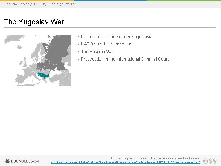 The Long Decade (1989 -2001) > The Yugoslav War • Populations of the Former
