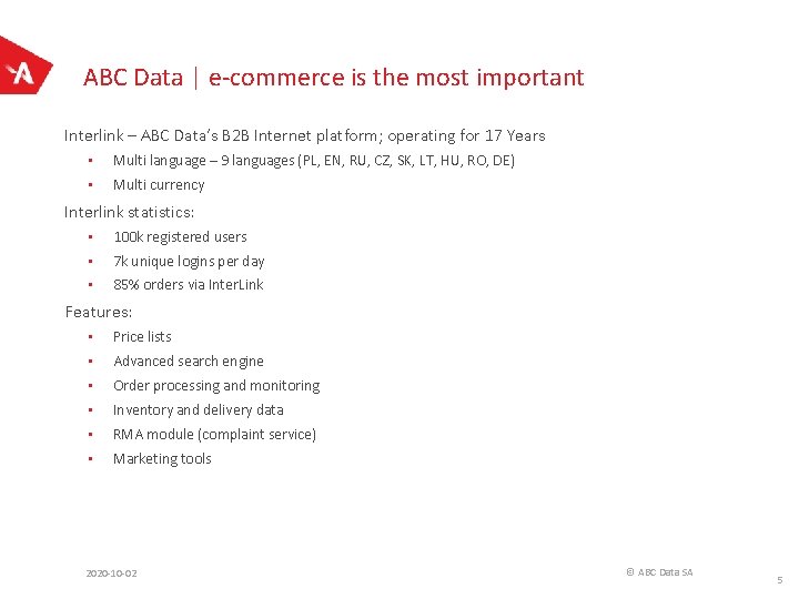 ABC Data | e-commerce is the most important Interlink – ABC Data’s B 2