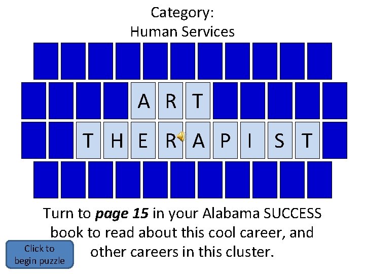 Category: Human Services A R T T H E R A P I S