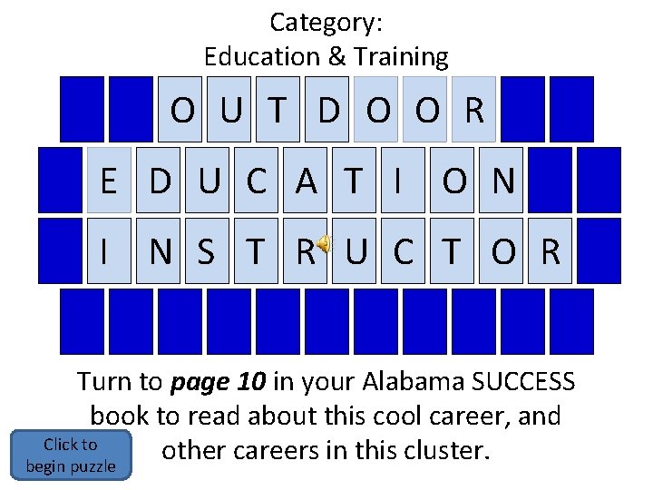 Category: Education & Training O U T D O O R E D U