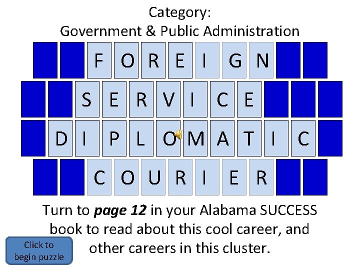 Category: Government & Public Administration F O R E I G N S E
