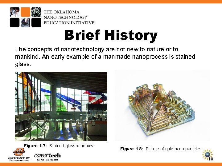Brief History The concepts of nanotechnology are not new to nature or to mankind.