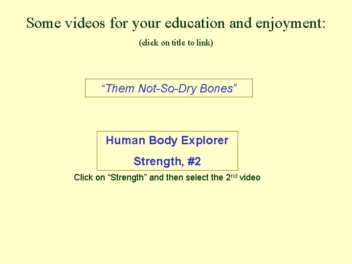 Some videos for your education and enjoyment: (click on title to link) “Them Not-So-Dry