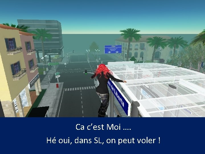 Ca c’est Moi …. Hé oui, dans SL, on peut voler ! 