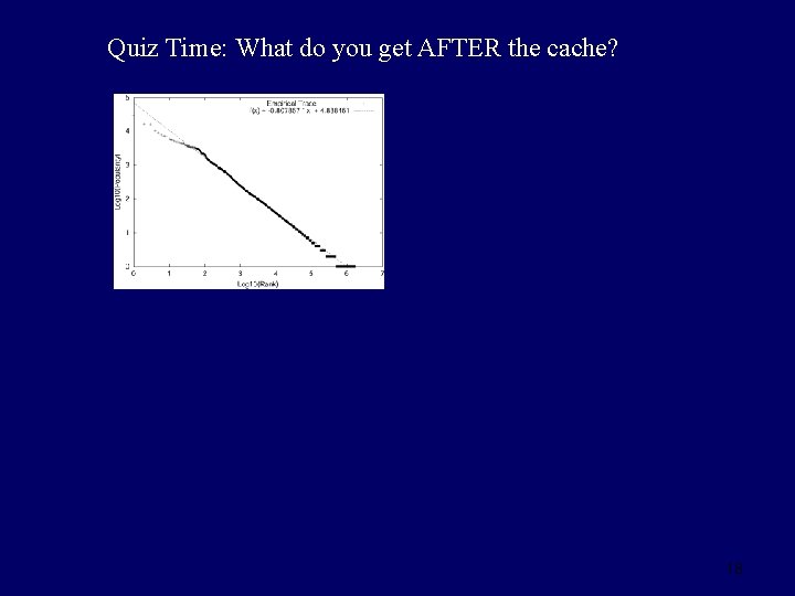 Quiz Time: What do you get AFTER the cache? 18 