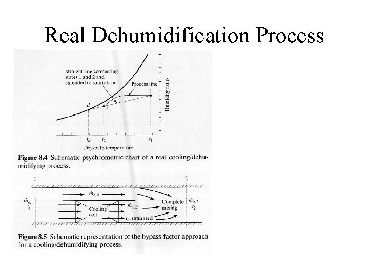 Real Dehumidification Process 