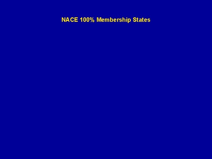 NACE 100% Membership States 