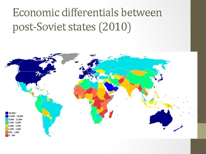 Economic differentials between post-Soviet states (2010) 