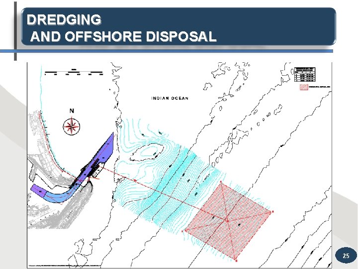 DREDGING AND OFFSHORE DISPOSAL • Disposal of material at current offshore disposal site 25