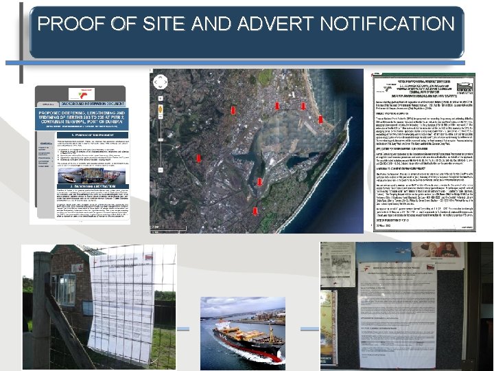 PROOF OF SITE AND ADVERT NOTIFICATION 33 